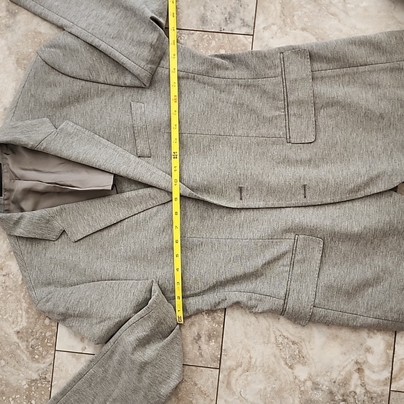 HUGO BOSS HEATHER GRAY LIGHTWEIGHT MENS BLAZER EUC SIZE 40R - Picture 12 of 16
